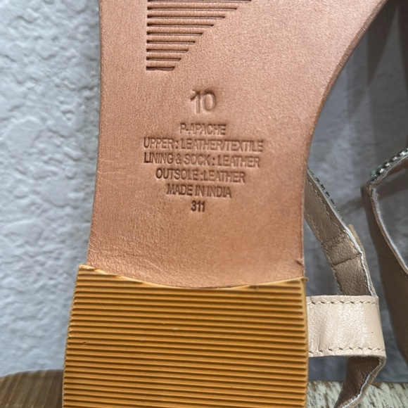 Steve Madden Apache Leather Beaded Sandals Size 10 - Picture 7 of 7